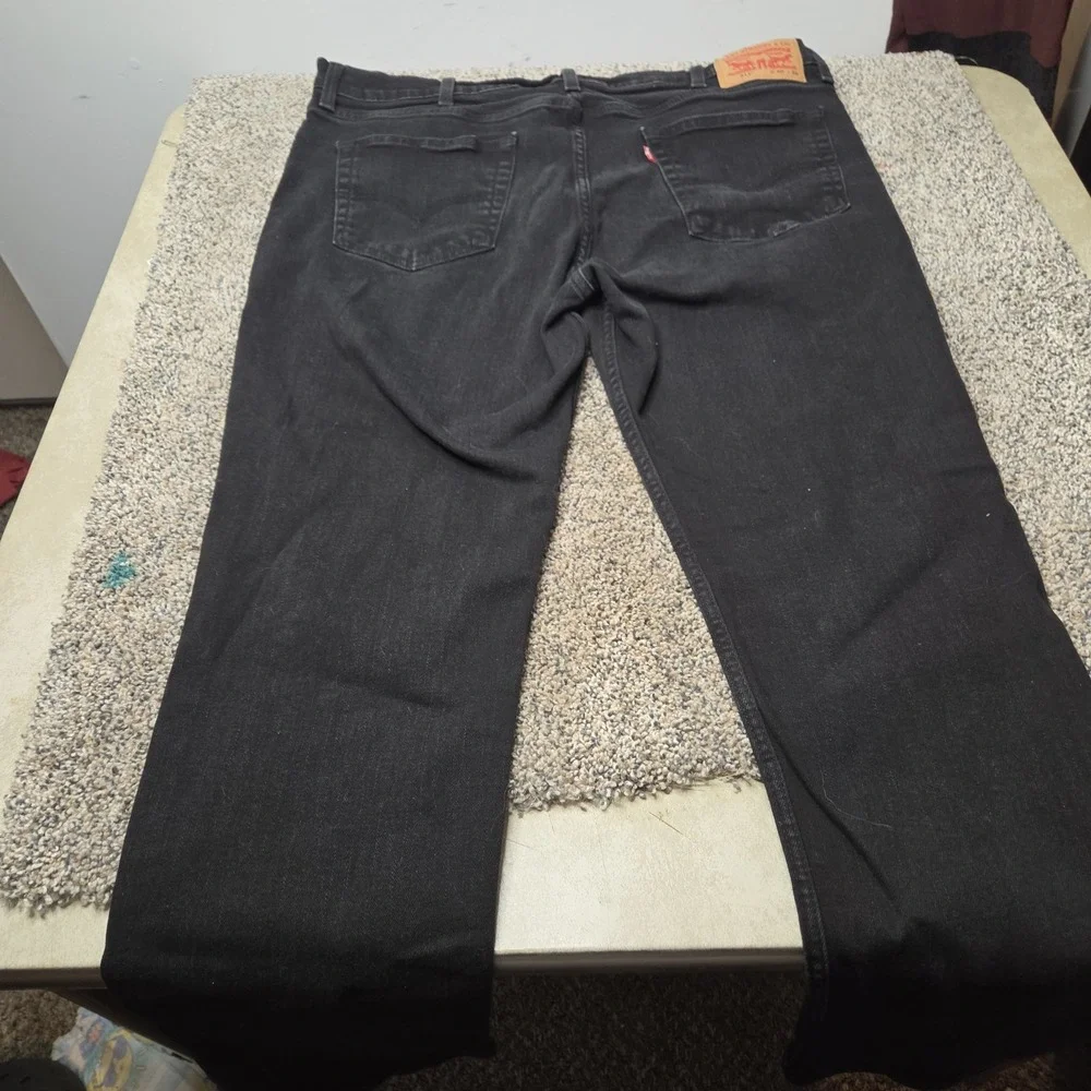Levis‎ 511 Slim Fit Black Denim Jeans Mens 40x32 04511-5382 Casual Pants